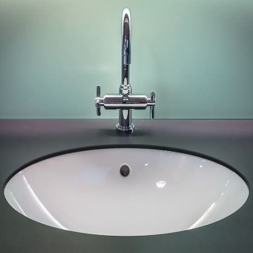 OCD A pristine cleaned sink and tap after just one clean